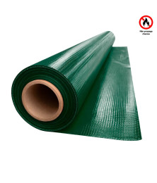 Lona para Eventos Antichama Reduz Calor + UV Verde Blackout 500 Micras TD1000