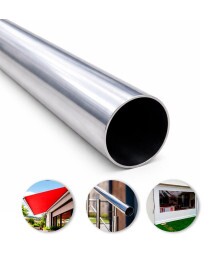 Tubo Galvanizado Redondo 1.1/4” (31,75mm) Anticorrosivo Ideal Para Toldo e Estrutura Metálica