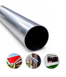 Tubo Galvanizado Redondo 2” (50,8mm) Anticorrosivo Ideal Para Toldo e Estrutura Metálica