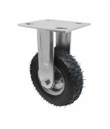 Rodízio Pneumático 6x2 6 Pol Fixo com Placa 150kg