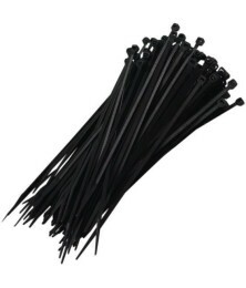 Abraçadeira de Nylon Preta 2.5x150mm