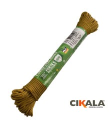 Corda Ecologica Trançada Dourada 20 Metros X 3 Mm