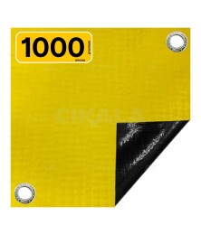 Lona para Tatame Amarela KP1000 Super Reforçado Competição Profissional Luta Ringue Octógono - Proteção para Tatame EVA M2