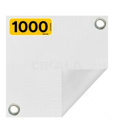 Lona para Tatame Branca KP1000 Super Reforçado Competição Profissional Luta Ringue Octógono - Proteção para Tatame EVA M2