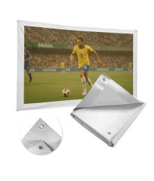 Tela para Projetor Anti-Reflexo para uma Experiência Reuniões, Treinamentos, Igrejas e Eventos