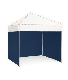 Parede Fechamento Azul 3x1.85 M Tenda Gazebo