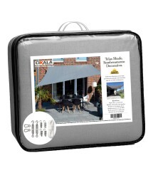 tela shade 90% cinza com bolsa