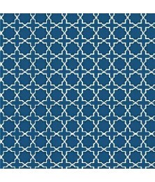 Tapete Passadeira Azulejos Azul Larg 43 cm x 01 Metros