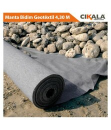 Manta Bidim Geotêxtil 4,30 M para Proteção Drenagem e Revestimento