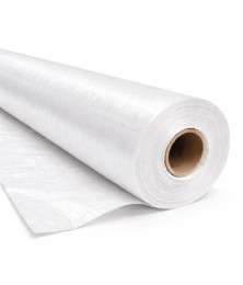 Lona em Polietileno CK300 Micras Branca 01X2,06 M - Proteção e Forração por Metro para Construção Civil