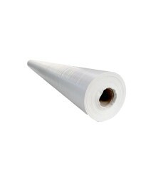Lona em Polietileno CK300 Micras Branca 01X2,06 M - Proteção e Forração por Metro para Construção Civil