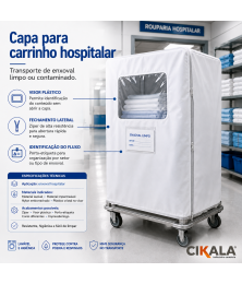 CAPA PARA CARRINHO HOSPITALAR