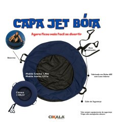 Capa Jet Boia Nylon 600 Azul Reforçada - Acqua Riding Cikala