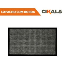 Tapete Capacho Antiderrapante Grafite 70x40cm - Ideal para Sua Porta de Entrada