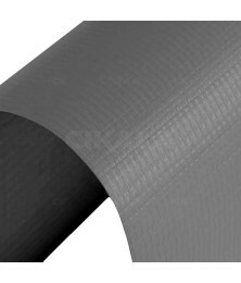 Lona Antichama Impermeável Cinza x Preta 1,40x1 M CK400 Micras Cobertura Caminhão