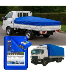 Lona CK300 Azul Para Caminhão Pequeno Porte Caminhonete M2