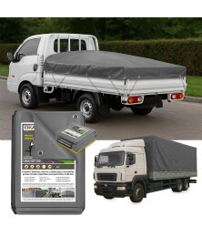 Lona CK300 Cinza Para Caminhão Pequeno Porte Caminhonete M2