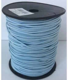 Rolo de Cordão Polipropileno Azul Claro 4mm 1/2KG para Artesanato Decoração Confecção de Brindes