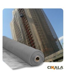 Tela de Proteção para Construção Civil Cinza 3,00x50 M - Proteção Contra Intempéries e Riscos de Queda