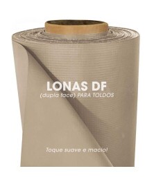 Lona para Toldo Areia Dupla Face 1x1,40 M em PVC - Perfeita para Toldos Retráteis e Cortinas