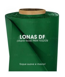 Lona para Toldo Verde Dupla Face 1x1,40 M em PVC - Perfeita para Toldos Retráteis e Cortinas