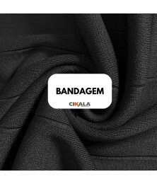 Tecido Bandagem 01x1,20 M - Ideal para Confecção de Roupas Justas e Elegantes