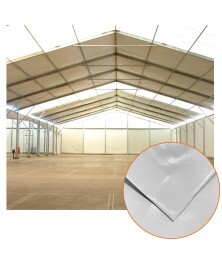 Lona PVC G320 Reforçada para Cobertura de Galpões, Tendas e Pavilhões Industriais Impermeável e Alta Resistência M²