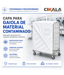 GAIOLA MATERIAL CONTAMINADO