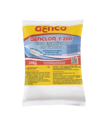 Cloro Pastilha Estabilizado Múltipla Ação 3 em 1 200gr Genco