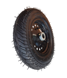 Roda Pneumática 325x8 4 Lonas Aro Chapa Rolete 1" Rolamento Rolete para Carrinhos