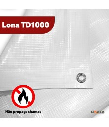 Lona para Eventos Branca TD1000 - Proteção e Segurança para Toldos, Festas, Feiras e Shows M2
