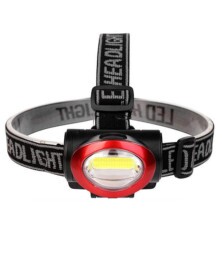 Lanterna de Cabeça com 10 Leds Fita Ajustável - Pesca, Ciclismo, Camping e Trilha