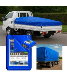 Lona CK300 Azul Para Caminhão Pequeno Porte Caminhonete M2