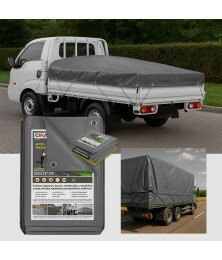 Lona CK300 Cinza Para Caminhão Pequeno Porte Caminhonete M2