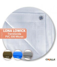 Lona Translúcida para Toldo Lowick Impermeável CK500 Micras - Fechamento de Varandas e Coberturas M2