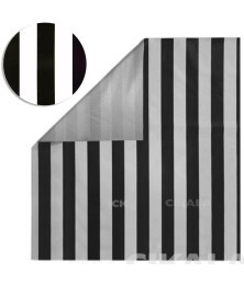 Bagum Napa Listrado Preto 1x1,40 M - 100% Impermeável Colchões Tendas Brindes Decoração