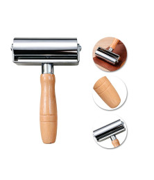 Rolo de Pressão para Couro 100mm Reforçado para Colagem e Acabamento