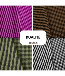 Tecido Dualité 1m x 1,50m Elegância e Versatilidade para Camisas, Saias e Decoração