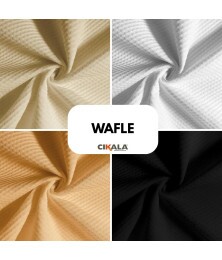 Tecido Wafle 01x1.50 Metros Malha Texturizada Encorpada com Elastano