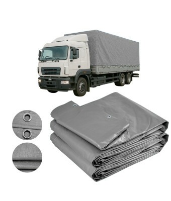 Lona de Caminhão Cinza CK300 Micras Leve Cobertura de Carga M2