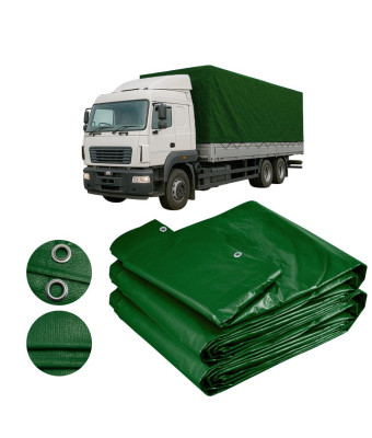 Lona de Caminhão Verde CK300 Micras Leve Cobertura de Carga M2