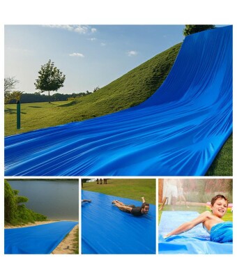 Lona Escorregador SkiBun Azul - Para Brincadeiras Refrescantes e Cheias de Diversão M2