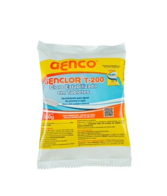 Cloro Pastilha Estabilizado Múltipla Ação 3 em 1 200gr Genco