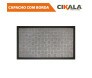 CAPACHO COM BORDA CINZA LISO