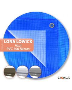Lona para Eventos Impermeável M² PVC Lowick Azul 500 Micras