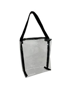 Bolsa Necessaire Transparente com Acabamento 20x08x20 cm