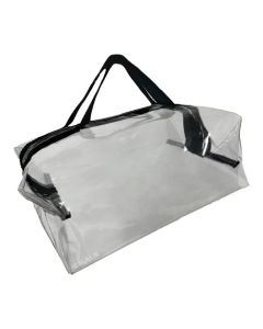 Bolsa Necessaire Transparente com Acabamento 40x30x15 cm