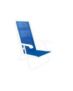 Refil Cadeira de Praia Azul Modelo Reclinável Grande Tela Resistente (não Acompanha Cadeira)
