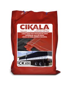 Lona Vinil para Caminhão Vermelha x Preta Cargas Coberturas em Geral CK600 Micras
