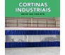 Cortina Industrial Azul 2